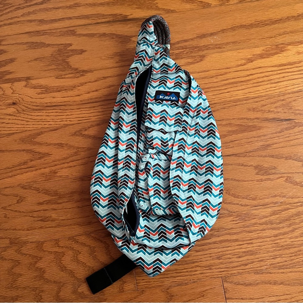 KAVU Chevron Sling Bag crossbody original rope bag purse